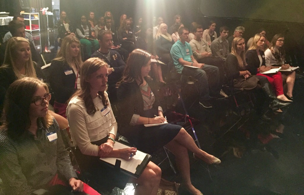 More than 50 students from Minnesota colleges and universities took part in SPJ's 2015 Intern Night.